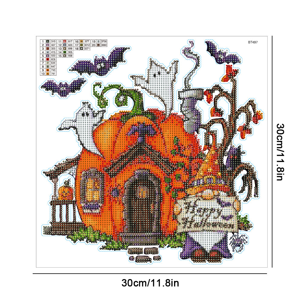 DIY Child Stickers Toy Creative Diamond Stickers Halloween Element Gift for Kids