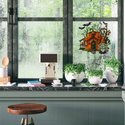 DIY Child Stickers Toy Creative Diamond Stickers Halloween Element Gift for Kids