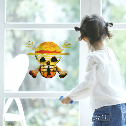 DIY Child Stickers Toy Creative Diamond Stickers Halloween Element Gift for Kids