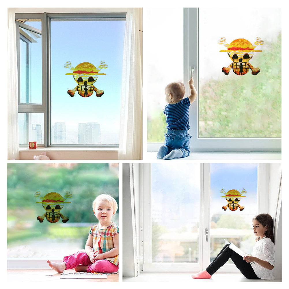 DIY Child Stickers Toy Creative Diamond Stickers Halloween Element Gift for Kids