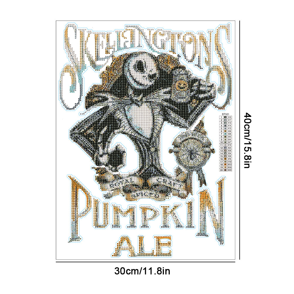 DIY Child Stickers Toy Creative Diamond Stickers Halloween Element Gift for Kids