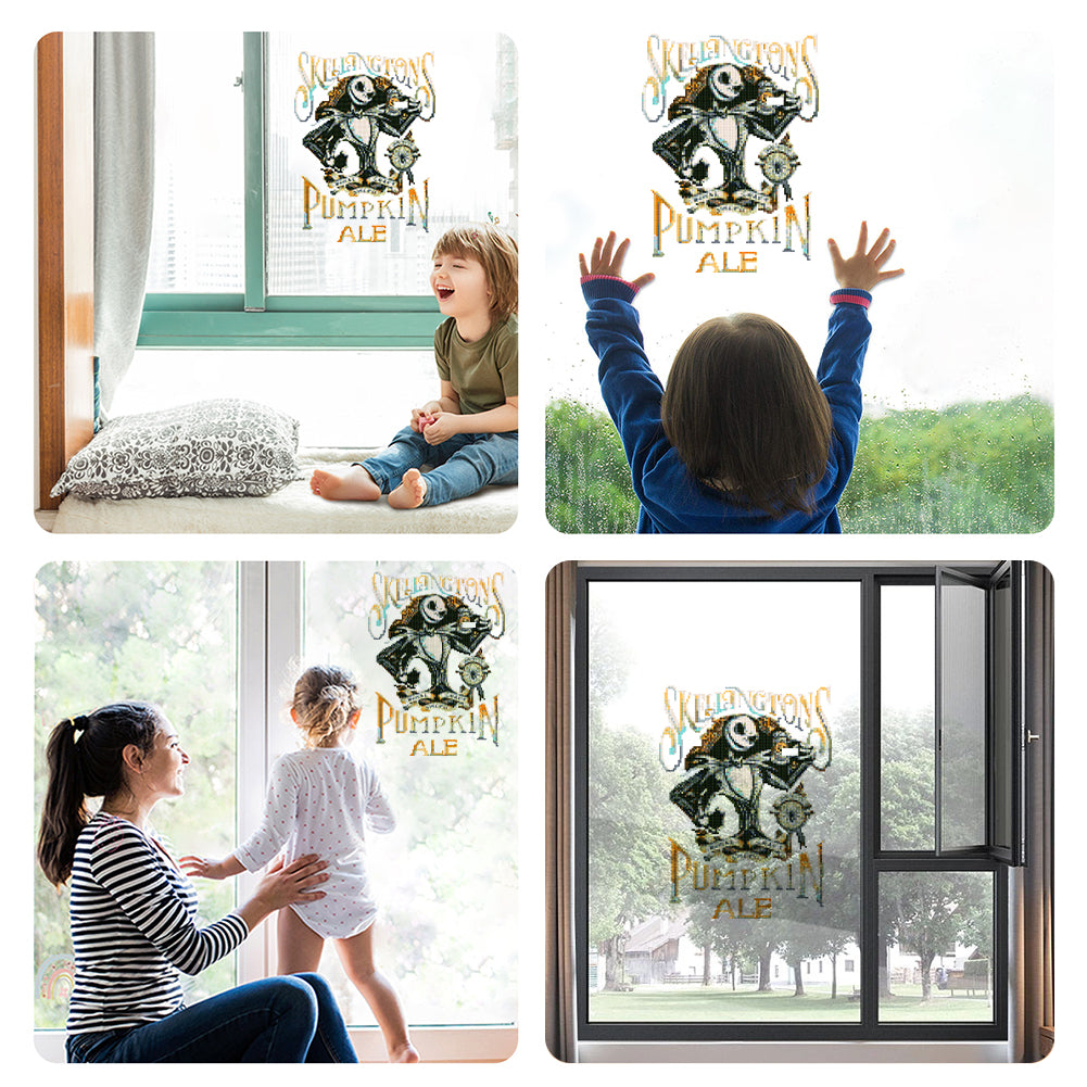 DIY Child Stickers Toy Creative Diamond Stickers Halloween Element Gift for Kids