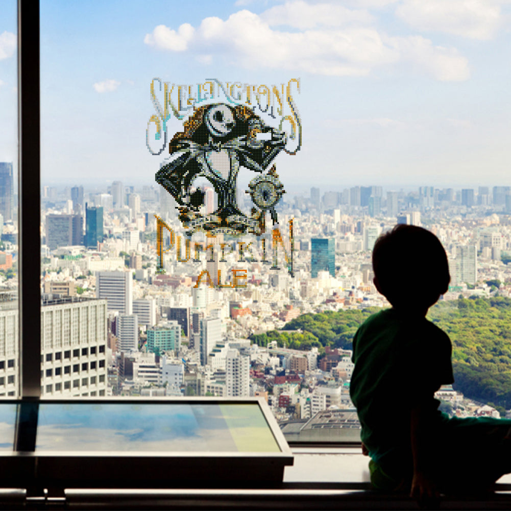 DIY Child Stickers Toy Creative Diamond Stickers Halloween Element Gift for Kids