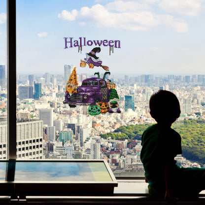 DIY Child Stickers Toy Creative Diamond Stickers Halloween Element Gift for Kids