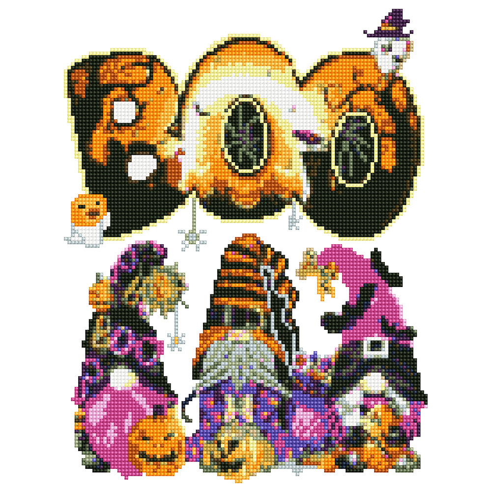 DIY Child Stickers Toy Creative Diamond Stickers Halloween Element Gift for Kids