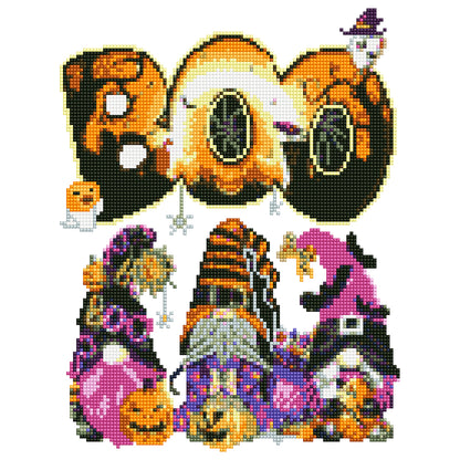 DIY Child Stickers Toy Creative Diamond Stickers Halloween Element Gift for Kids