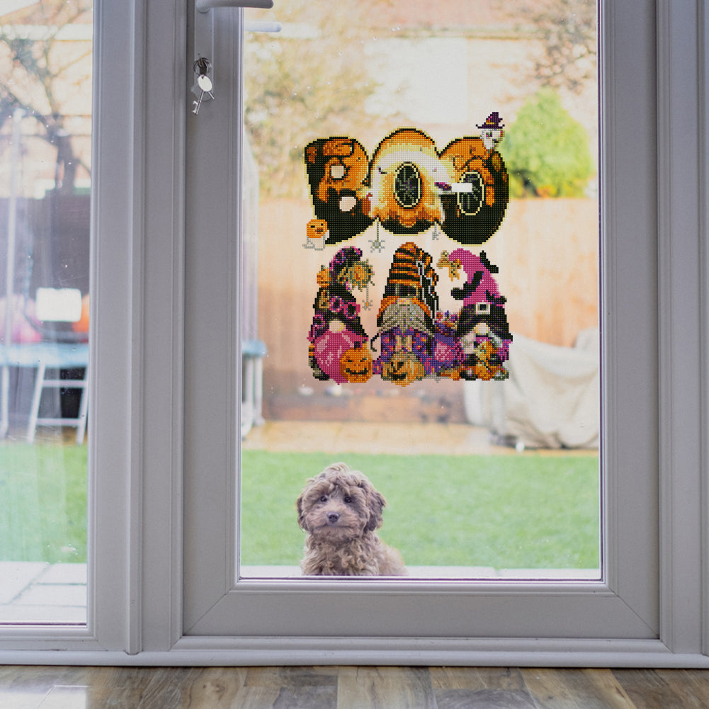 DIY Child Stickers Toy Creative Diamond Stickers Halloween Element Gift for Kids