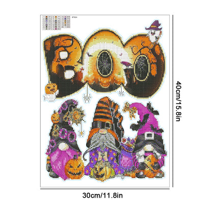 DIY Child Stickers Toy Creative Diamond Stickers Halloween Element Gift for Kids
