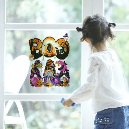 DIY Child Stickers Toy Creative Diamond Stickers Halloween Element Gift for Kids