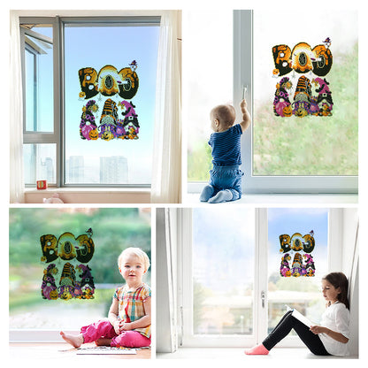 DIY Child Stickers Toy Creative Diamond Stickers Halloween Element Gift for Kids