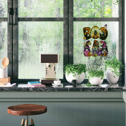 DIY Child Stickers Toy Creative Diamond Stickers Halloween Element Gift for Kids