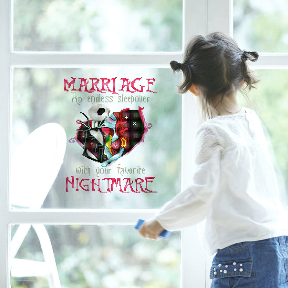 DIY Child Stickers Toy Creative Diamond Stickers Halloween Element Gift for Kids