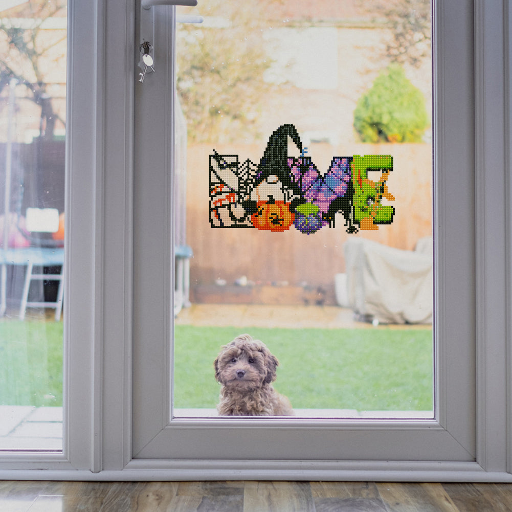 DIY Child Stickers Toy Creative Diamond Stickers Halloween Element Gift for Kids