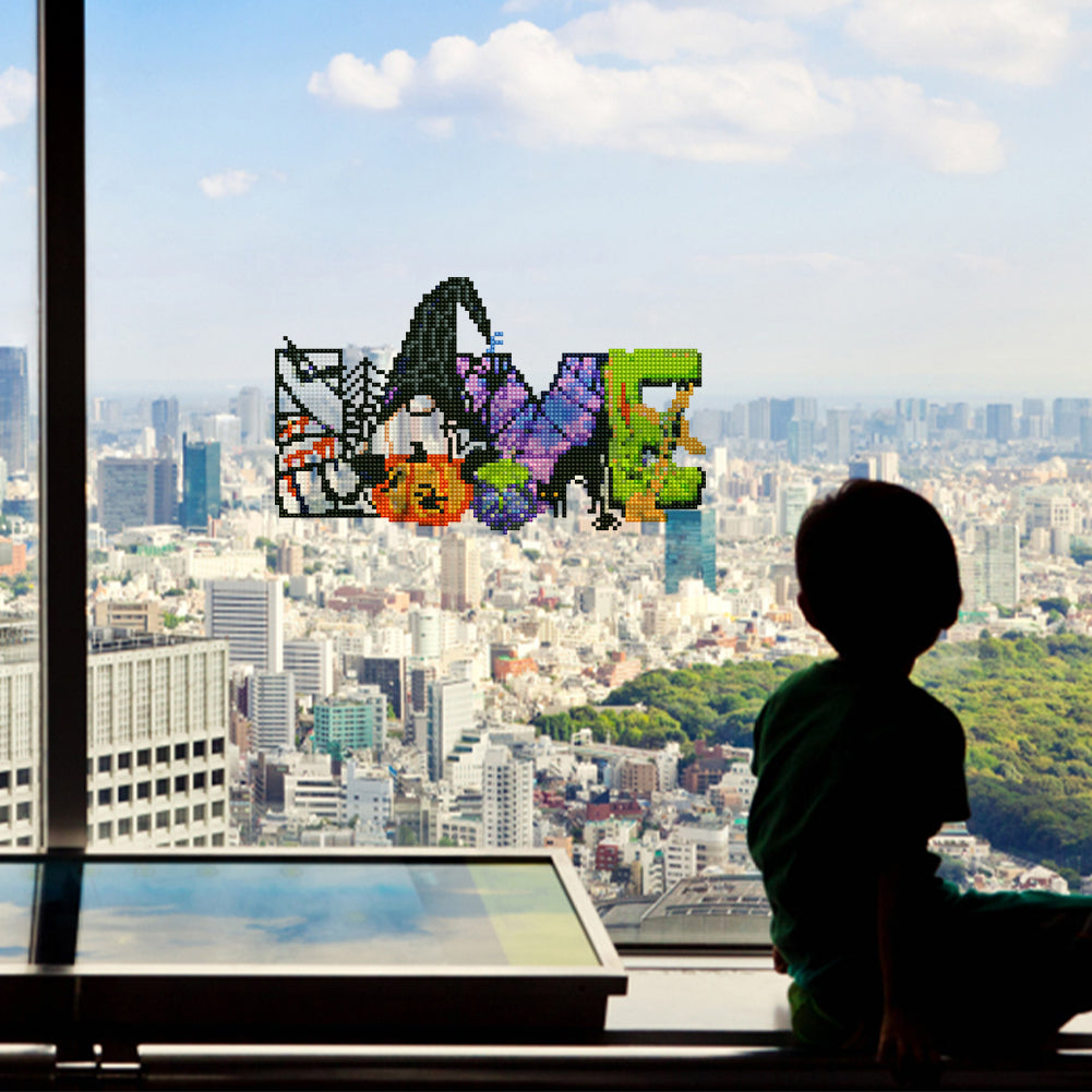 DIY Child Stickers Toy Creative Diamond Stickers Halloween Element Gift for Kids