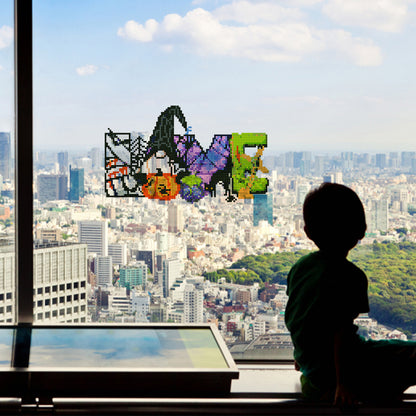 DIY Child Stickers Toy Creative Diamond Stickers Halloween Element Gift for Kids