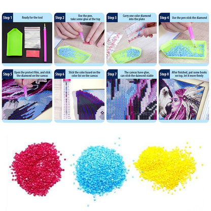 DIY Diamond Painting Kits Creative Diamond Painting Stickers Kits Gift for Kids