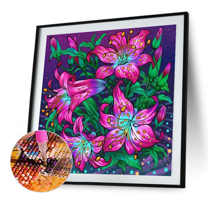 Morning Glory - AB Round Drill Diamond Painting 40*40CM
