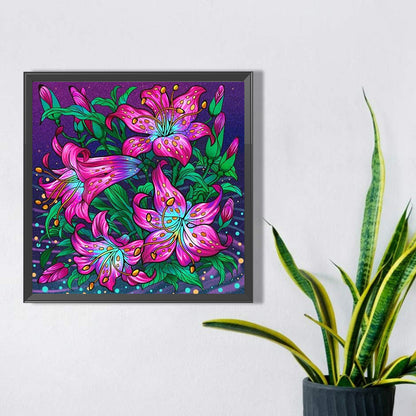 Morning Glory - AB Round Drill Diamond Painting 40*40CM