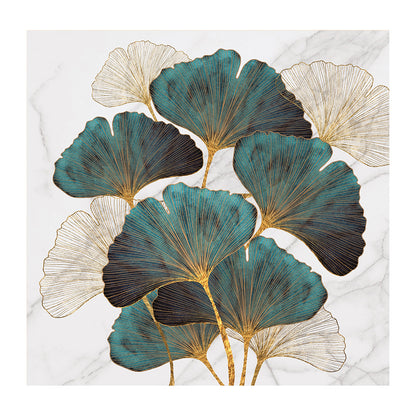 Ginkgo Biloba - 11CT Stamped Silk Cross Stitch 60*60CM