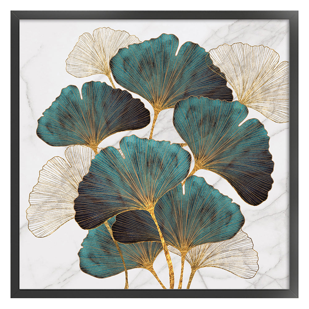 Ginkgo Biloba - 11CT Stamped Silk Cross Stitch 60*60CM