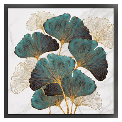 Ginkgo Biloba - 11CT Stamped Silk Cross Stitch 60*60CM