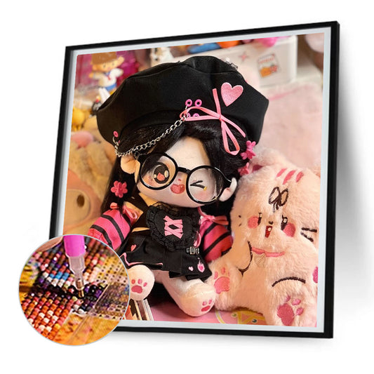 Cotton Doll - Full Round Drill Diamond Painting 30*30CM