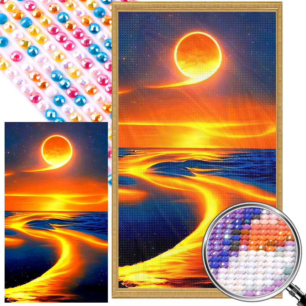 Sunset - AB Round Drill Diamond Painting 40*70CM