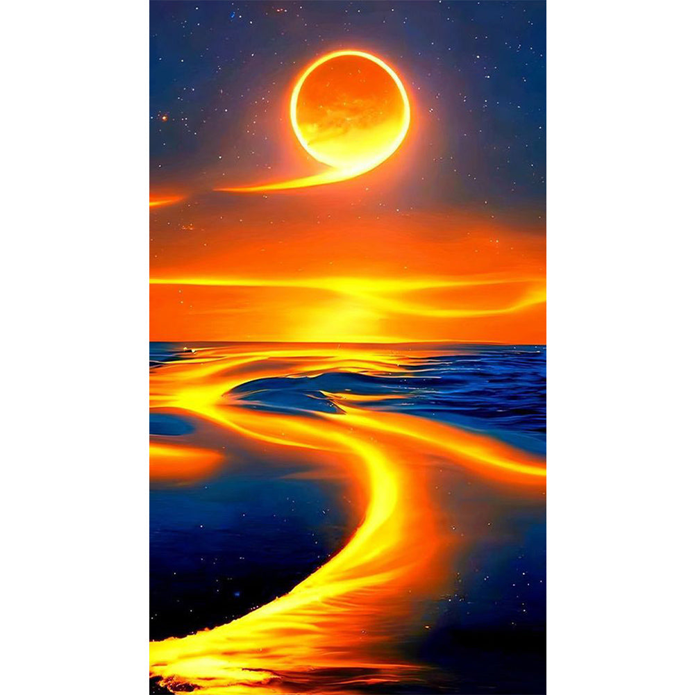 Sunset - AB Round Drill Diamond Painting 40*70CM