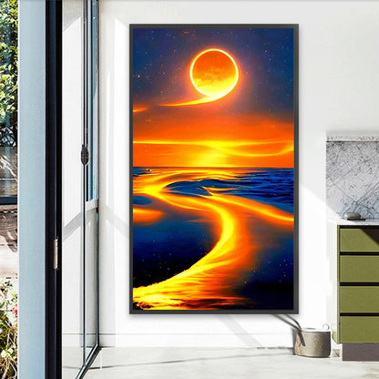 Sunset - AB Round Drill Diamond Painting 40*70CM