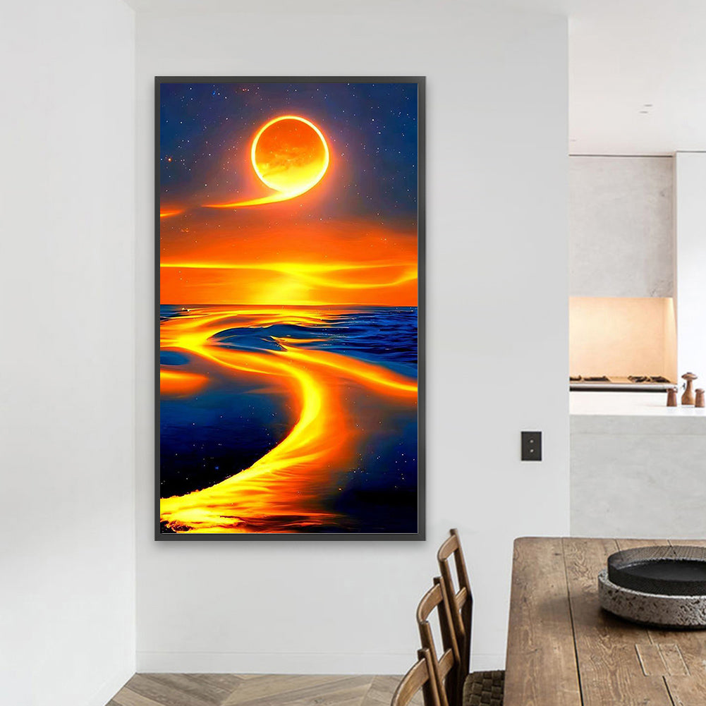 Sunset - AB Round Drill Diamond Painting 40*70CM