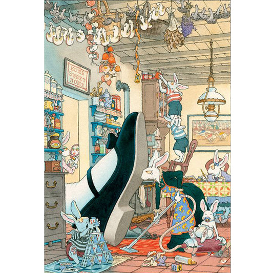 Alice In Wonderland Rabbit - 11CT Stamped Cross Stitch 50*70CM