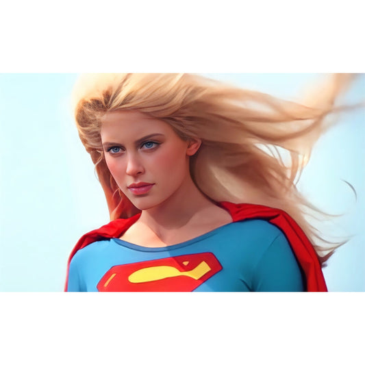 Movie - Supergirl - Full Round Drill Diamond Painting 30*40CM