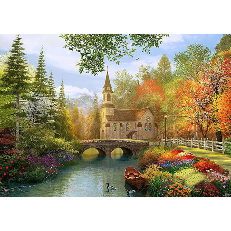 House - Full Round Drill Diamond Painting 40*50CM