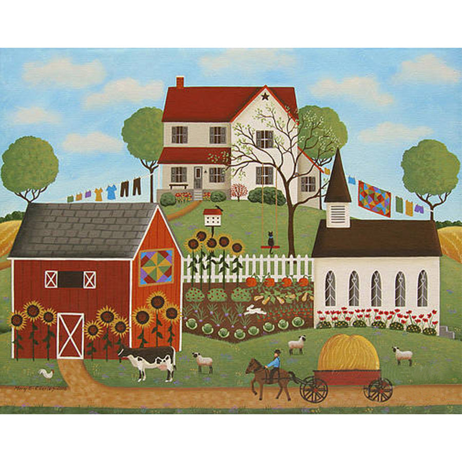 Life in the Country - Full Round 50*40CM