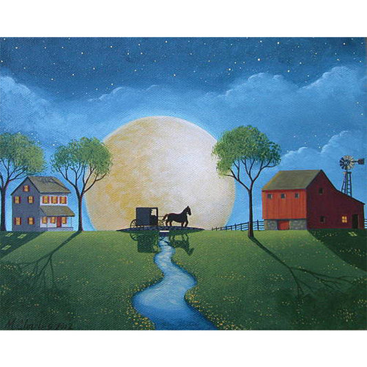 Moonlit Buggy Ride - Full Round 40*50CM