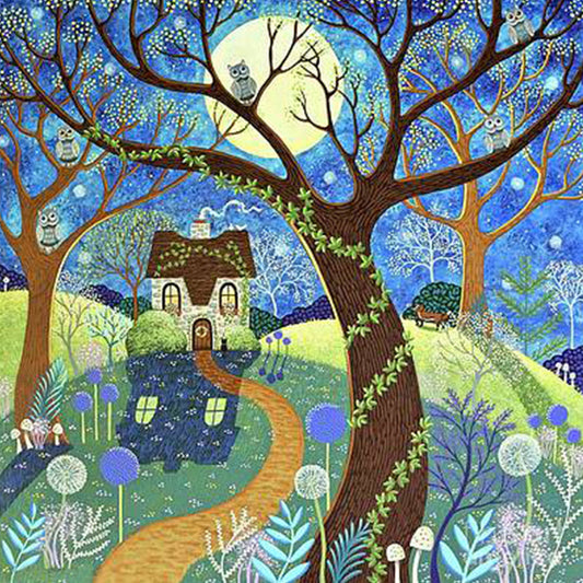 Owl Cottage - Full Round 30*40CM