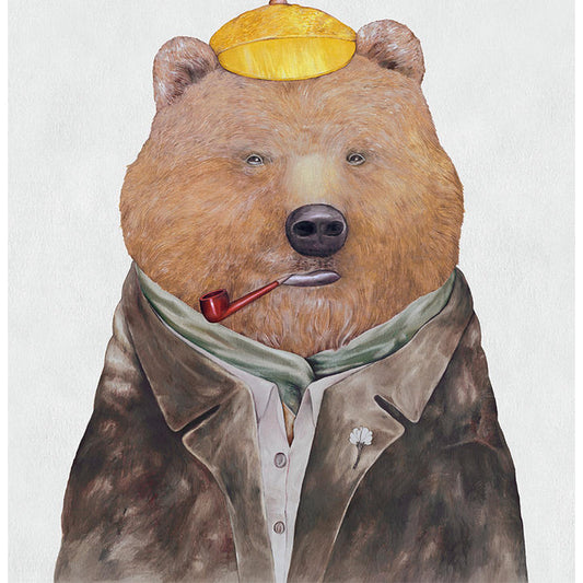 Anthropomorphic Animals Bear - Full Round Drill Diamond Painting 30*40CM