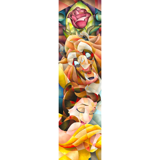 Glass Art Disney Beauty and the Beast - Full Square Drill Diamond Painting 30*70CM
